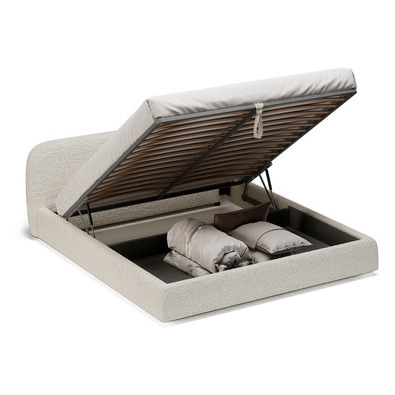 Кровать Лагом букле buckle white 1.6x2.0