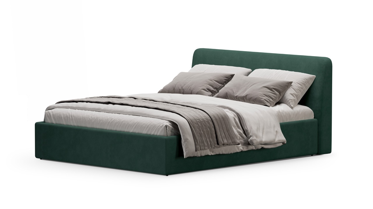 Кровать Симпл 180х200 велюр velutto soft 667