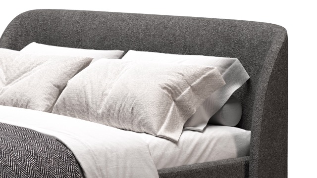 Кровать Мосс 140x200 на ножках Букле Soul 995