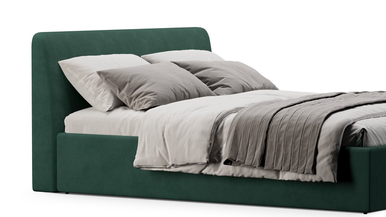 Кровать Симпл 180х200 велюр velutto soft 667