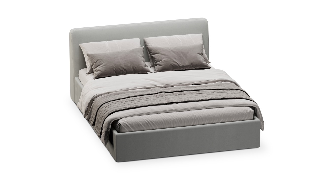 Кровать Симпл 120х200 велюр velutto soft 992